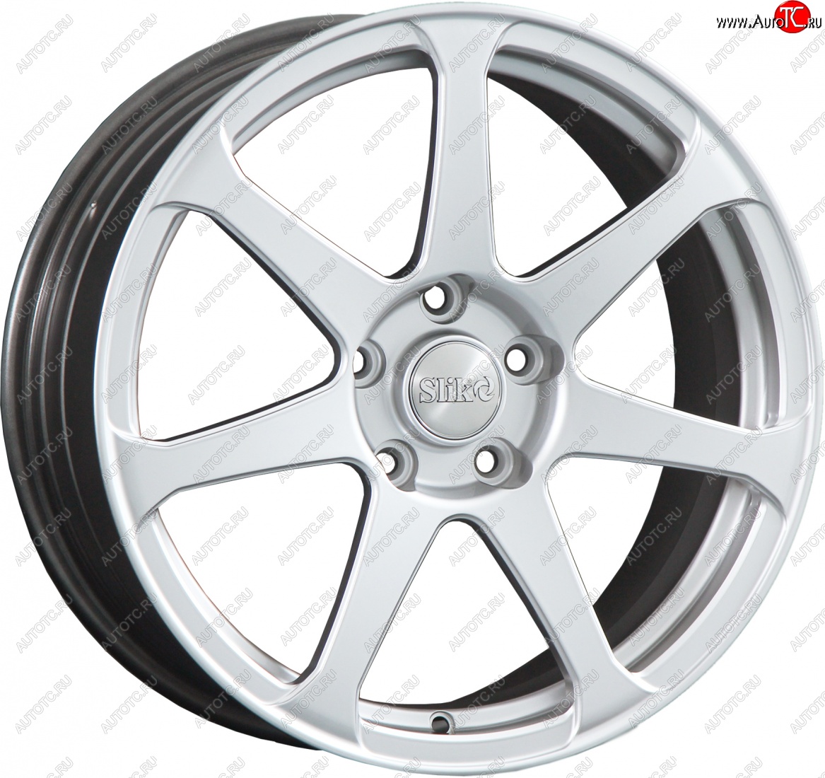 14 599 р. Кованый диск Slik classik R17x7.5 Белый (W) 7.5x17   (Цвет: W)  с доставкой в г. Майкоп