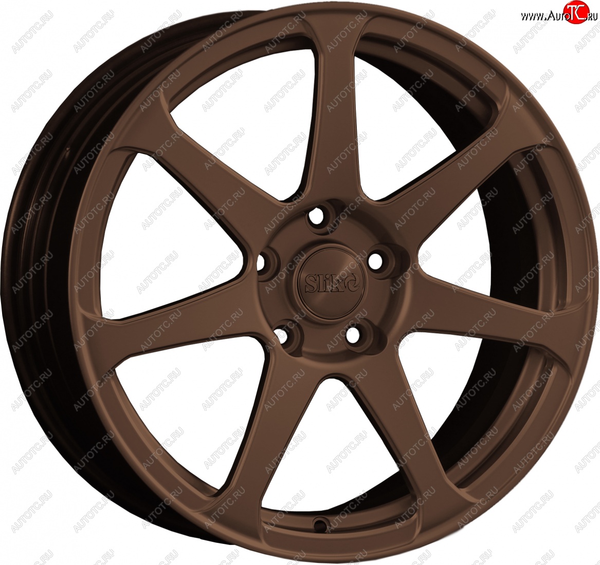 14 499 р. Кованый диск Slik classik R17x7.5 Бронза (BRZ) 7.5x17   (Цвет: BRZ)  с доставкой в г. Майкоп