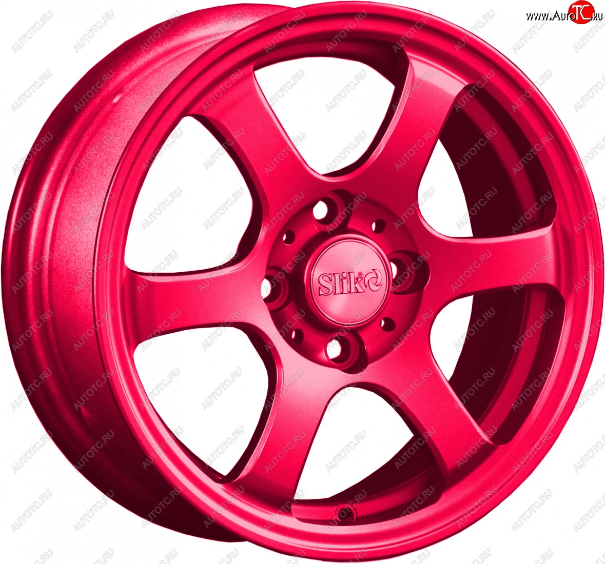 12 849 р. Кованый диск Slik Classik 5.5x14 (Candy - рубиновый)   (Цвет: Candy - рубиновый)  с доставкой в г. Майкоп