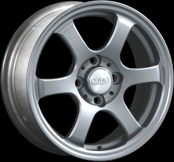 12 849 р. Кованый диск Slik Classik 5.5x14 (Серебристый светлый S16)   (Цвет: Серебристый светлый S16)  с доставкой в г. Майкоп. Увеличить фотографию 2