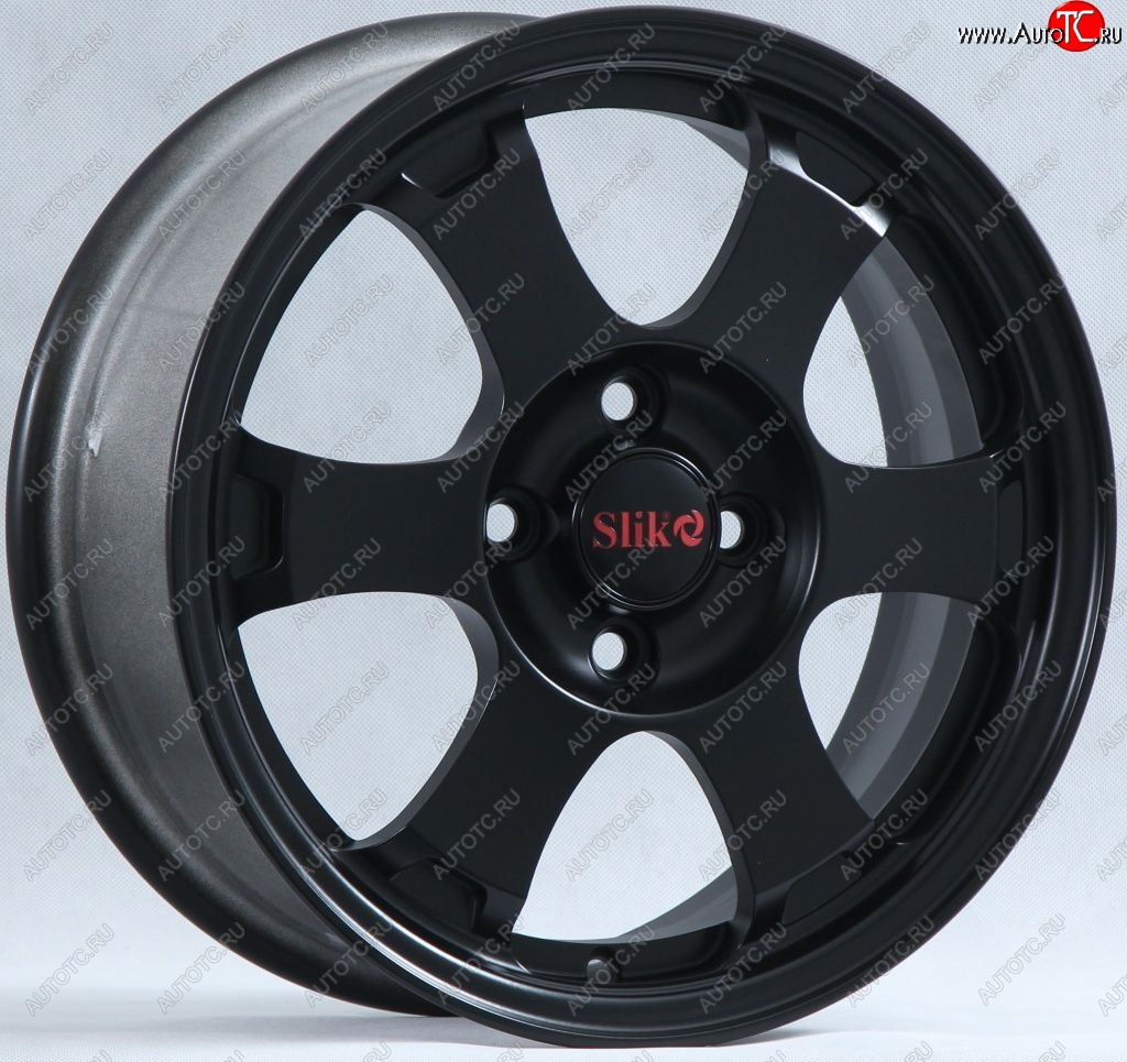12 849 р. Кованый диск Slik Classik 5.5x14 (чёрный матовый)   (Цвет: чёрный матовый)  с доставкой в г. Майкоп