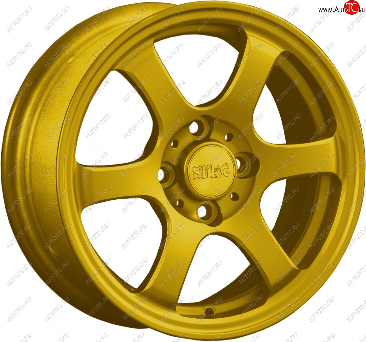 12 849 р. Кованый диск Slik Classik 5.5x14 (ярко-жёлтый)   (Цвет: ярко-жёлтый)  с доставкой в г. Майкоп