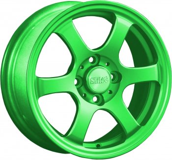 Кованый диск Slik Classik 5.5x14 (ярко-зелёный)  (Цвет: ярко-зелёный)
