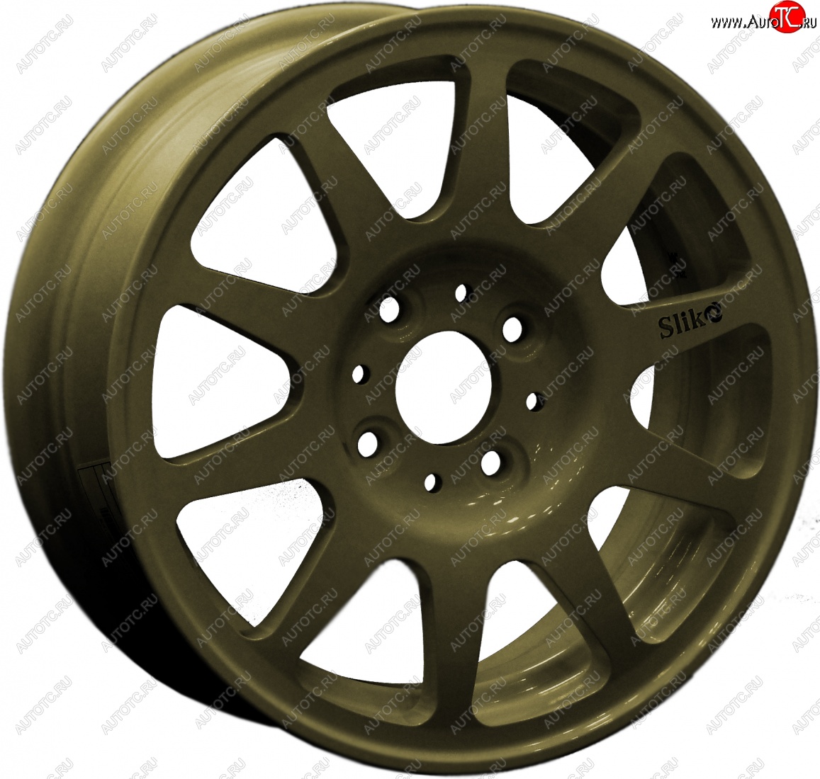 13 699 р. Кованый диск Slik Classik 5.5x14 (Металлик золотой G)   (Цвет: Металлик золотой G)  с доставкой в г. Майкоп