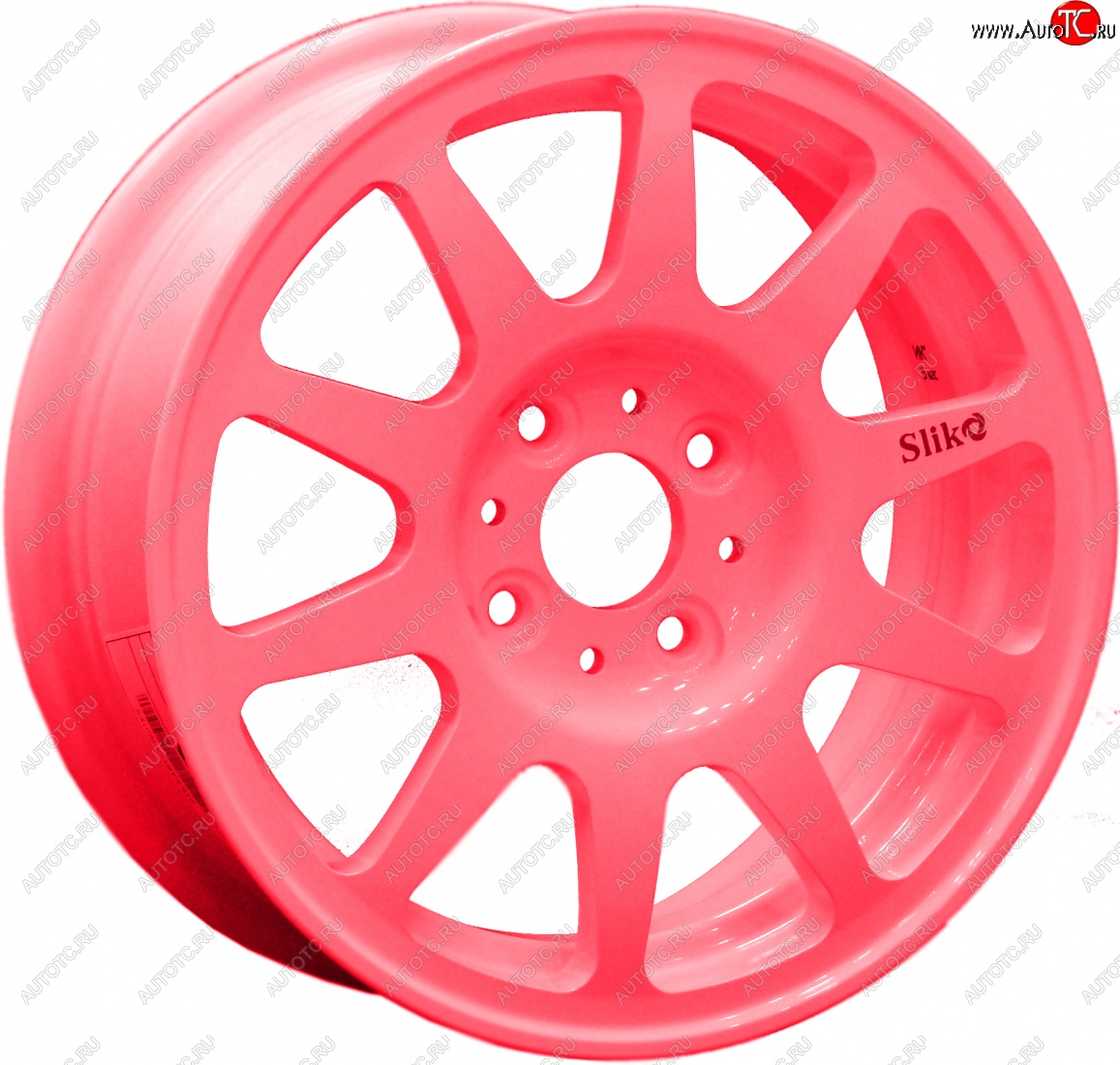 13 699 р. Кованый диск Slik Classik 5.5x14 (Candy - рубиновый)   (Цвет: Candy - рубиновый)  с доставкой в г. Майкоп