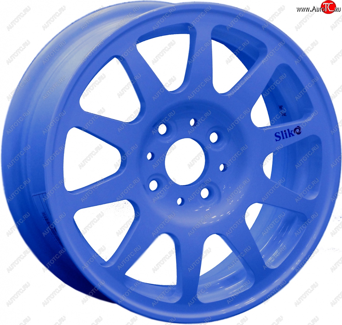 13 699 р. Кованый диск Slik Classik 5.5x14 (Candy - синий)   (Цвет: Candy - синий)  с доставкой в г. Майкоп