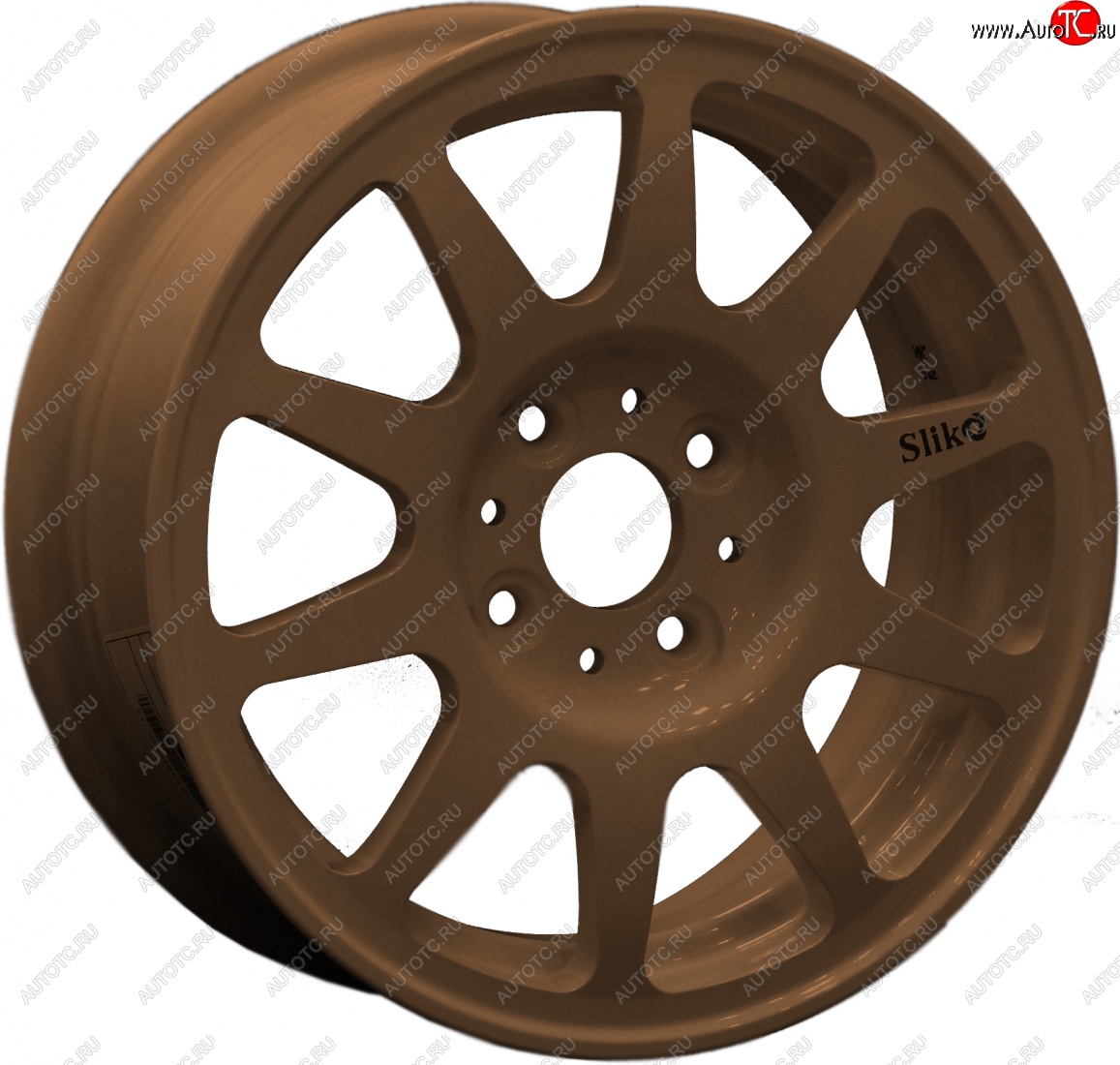13 699 р. Кованый диск Slik Classik 5.5x14 (Коньячная бронза BRZCGN матовый)   (Цвет: Коньячная бронза BRZCGN матовый)  с доставкой в г. Майкоп