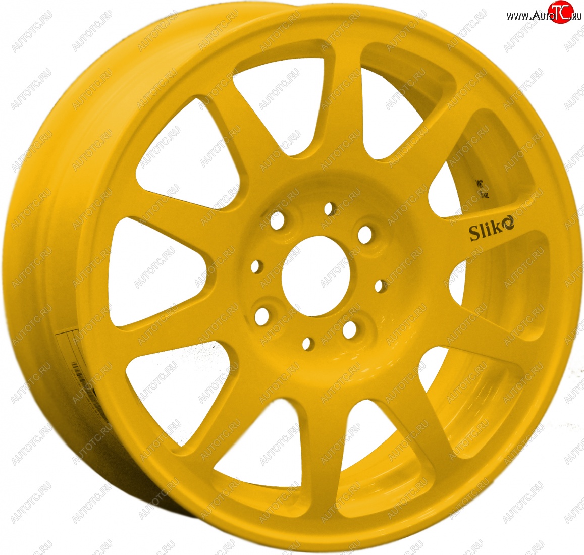 13 699 р. Кованый диск Slik Classik 5.5x14 (Ярко-жёлтый)   (Цвет: Ярко-жёлтый)  с доставкой в г. Майкоп