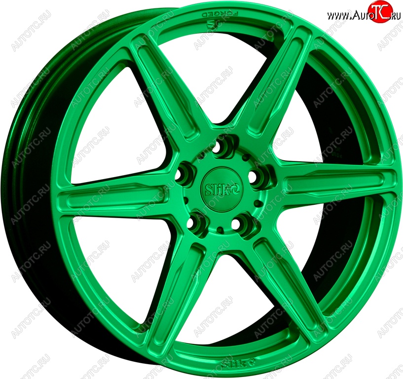 60 999 р. Кованый диск Slik PREMIUM L-603 10.0x20   (Зеленый (GREEEN))  с доставкой в г. Майкоп