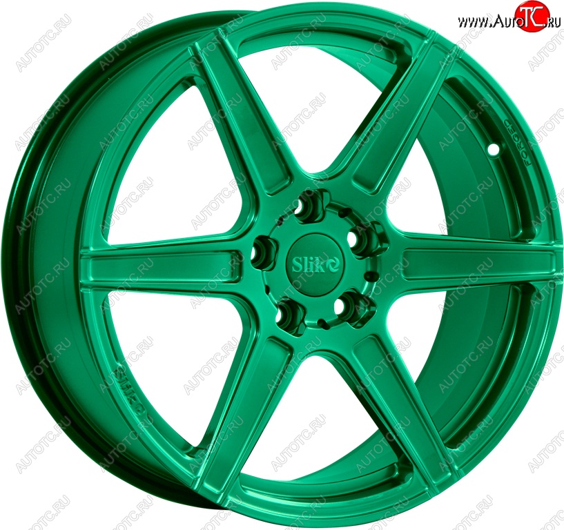 60 999 р. Кованый диск Slik PREMIUM L-604 10.0x20   (Candy изумрудно-зеленый (Candy Green))  с доставкой в г. Майкоп