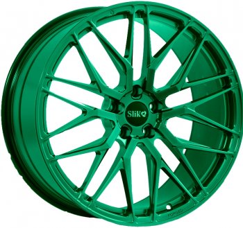 Кованый диск Slik PREMIUM L-605 10.0x20  (Candy изумрудно-зеленый (Candy Green))
