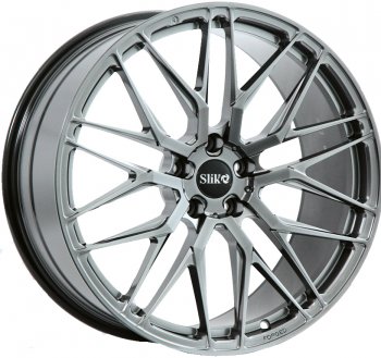 Кованый диск Slik PREMIUM L-605 10.0x20  (Серебристый темный (S25))