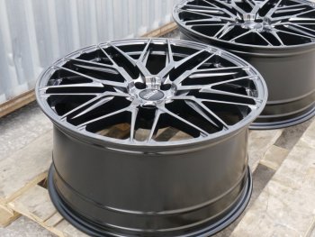 60 999 р. Кованый диск Slik PREMIUM L-605 10.0x20   (Темный хром (DC))  с доставкой в г. Майкоп. Увеличить фотографию 3