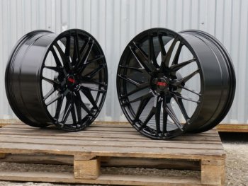 60 999 р. Кованый диск Slik PREMIUM L-605 10.0x20   (Черный глянцевый (BK))  с доставкой в г. Майкоп. Увеличить фотографию 2