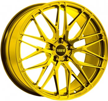 Кованый диск Slik PREMIUM L-605 9.0x20  (Candy ярко-желтый (Candy YELLOW))