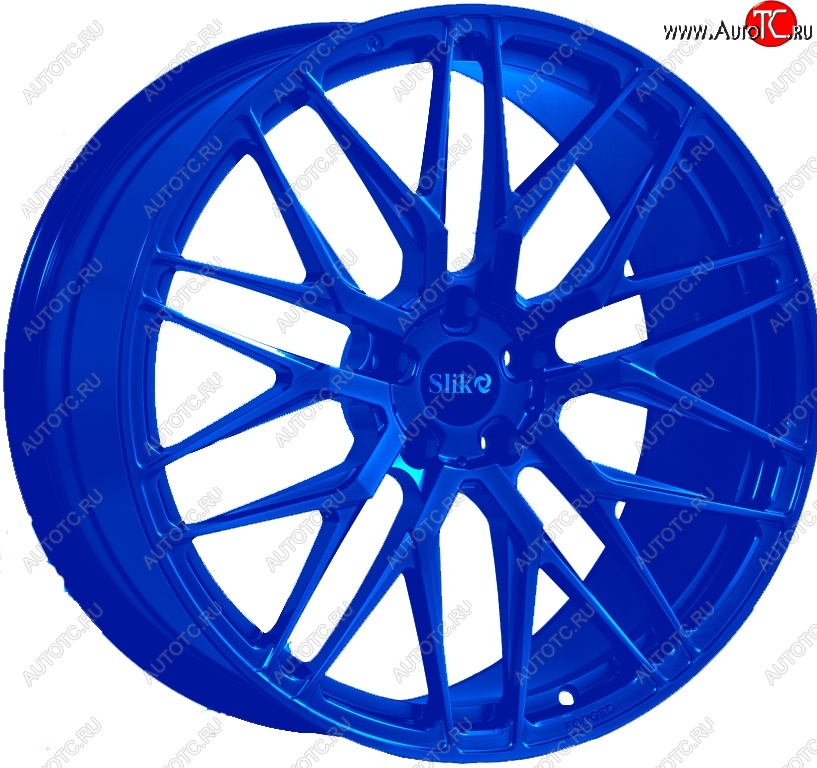 60 999 р. Кованый диск Slik PREMIUM L-605 9.0x20   (Candy синий (Candy BLUE))  с доставкой в г. Майкоп