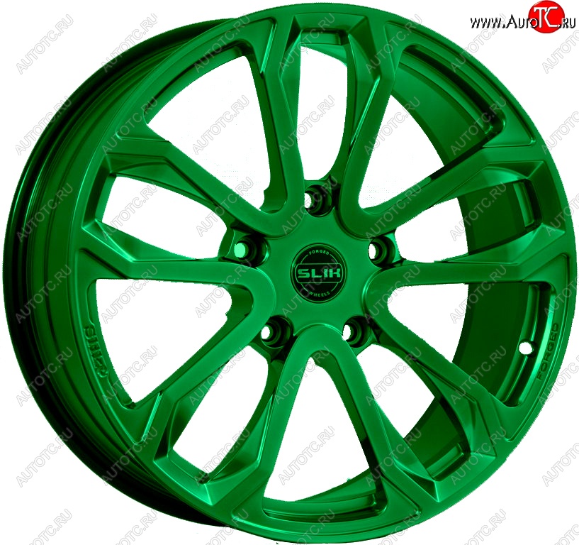60 999 р. Кованый диск Slik PREMIUM L-608 10.0x20   (Зеленый (GREEEN))  с доставкой в г. Майкоп