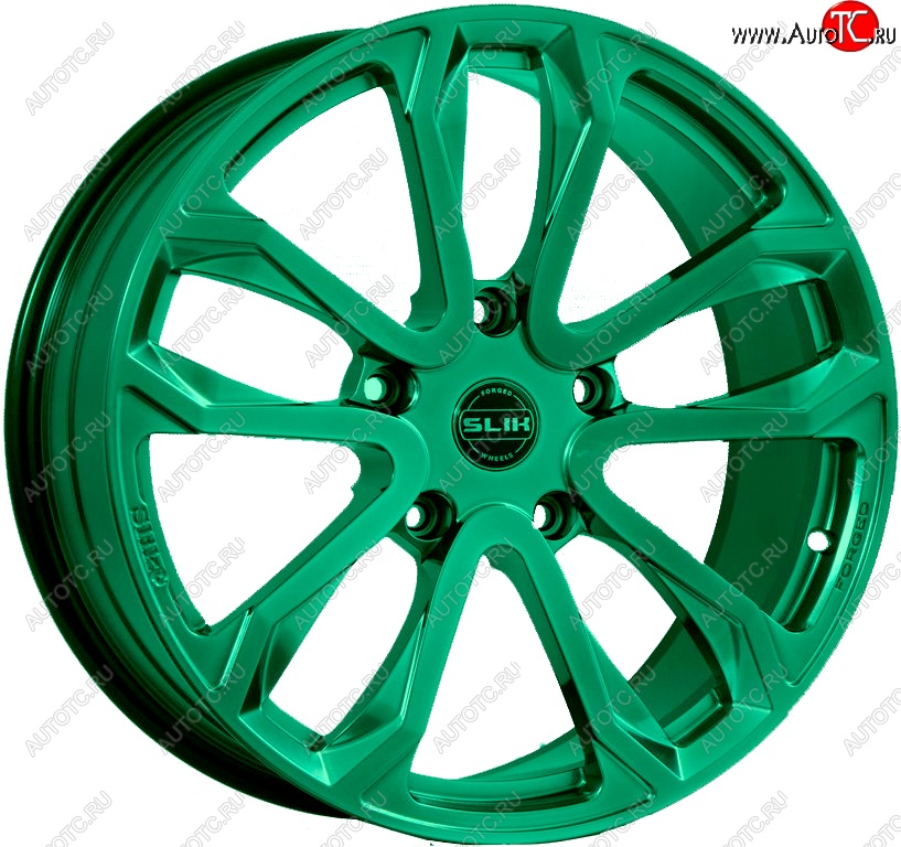 60 999 р. Кованый диск Slik PREMIUM L-608 10.0x20   (Candy изумрудно-зеленый (Candy Green))  с доставкой в г. Майкоп