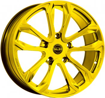 Кованый диск Slik PREMIUM L-608 10.0x20  (Candy ярко-желтый (Candy YELLOW))