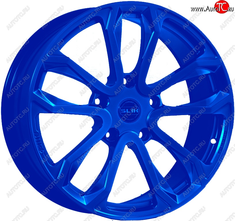 60 999 р. Кованый диск Slik PREMIUM L-608 10.0x20   (Candy синий (Candy BLUE))  с доставкой в г. Майкоп