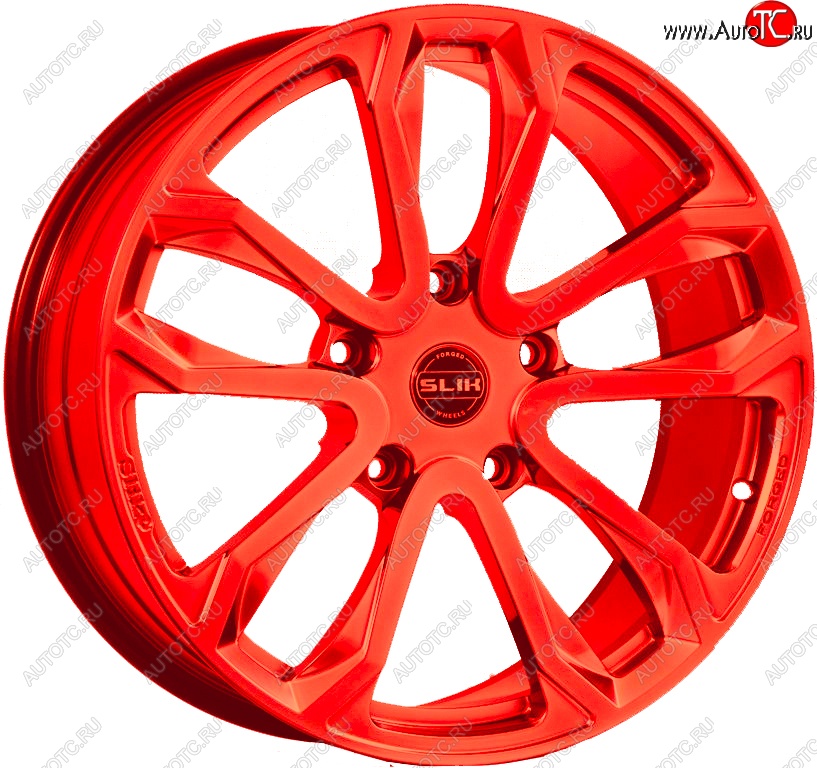 60 999 р. Кованый диск Slik PREMIUM L-608 10.0x20   (RAL 3026 ярко алый (3026))  с доставкой в г. Майкоп