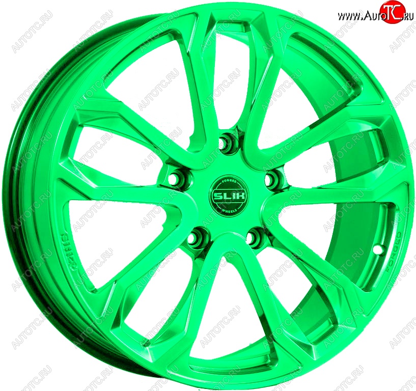60 999 р. Кованый диск Slik PREMIUM L-608 10.0x20   (RAL 6038 ярко-зеленый (6038))  с доставкой в г. Майкоп