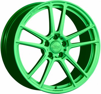Кованый диск Slik PREMIUM L-610 9.0x20  (RAL 6038 ярко-зеленый (6038))