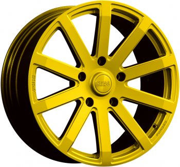Кованый диск Slik PREMIUM L-611 10.0x20  (Candy ярко-желтый (Candy YELLOW))