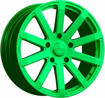 Кованый диск Slik PREMIUM L-611 10.0x20  (RAL 6038 ярко-зеленый (6038))
