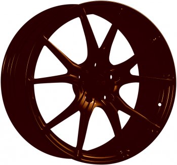 Кованый диск Slik PREMIUM L-616 10.0x20  (Коньячная бронза глянец (BRZCGN))