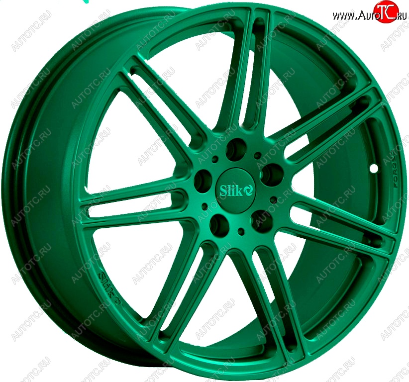 60 999 р. Кованый диск Slik PREMIUM 10.0x20   (Candy изумрудно-зеленый (Candy Green))  с доставкой в г. Майкоп