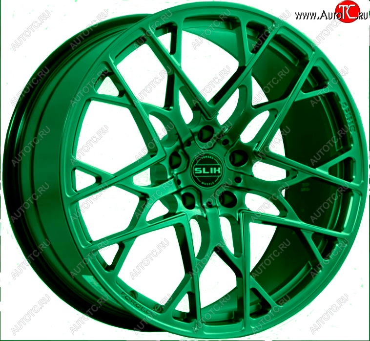 60 999 р. Кованый диск Slik PREMIUM 10.0x20   (Candy изумрудно-зеленый (Candy Green))  с доставкой в г. Майкоп