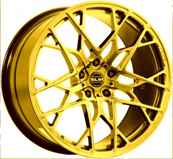 Кованый диск Slik PREMIUM 10.0x20  (Candy ярко-желтый (Candy YELLOW))