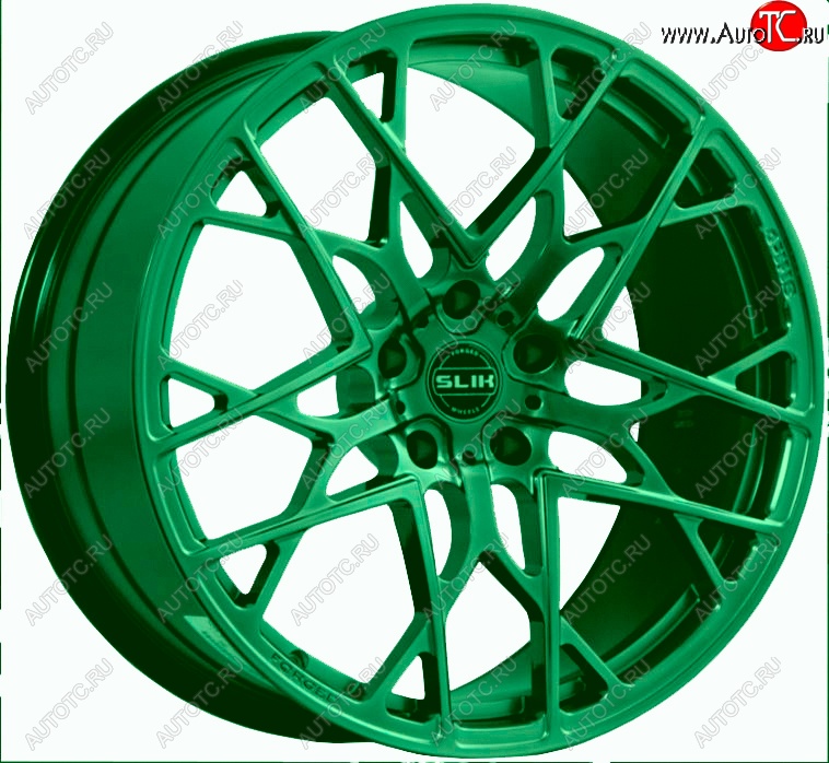 60 999 р. Кованый диск Slik PREMIUM 10.0x20   (Зеленый (GREEEN))  с доставкой в г. Майкоп