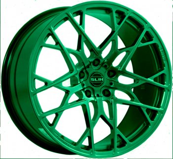 Кованый диск Slik PREMIUM 9.0x20  (Candy изумрудно-зеленый (Candy Green))
