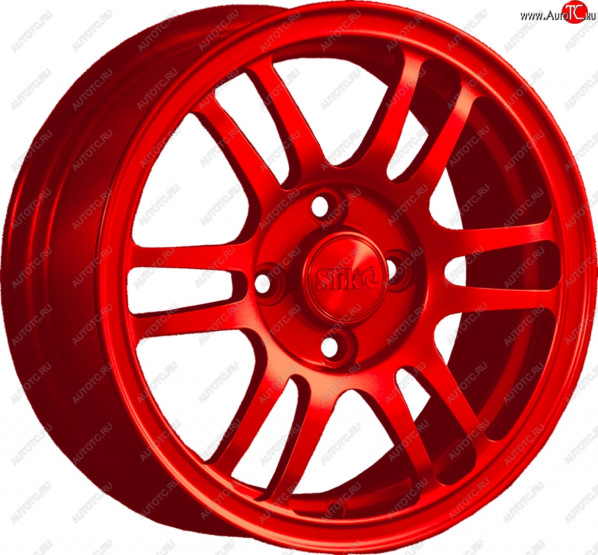 12 799 р. Кованый диск Slik Classic L1712 6.0x14   (Красный (RED))  с доставкой в г. Майкоп
