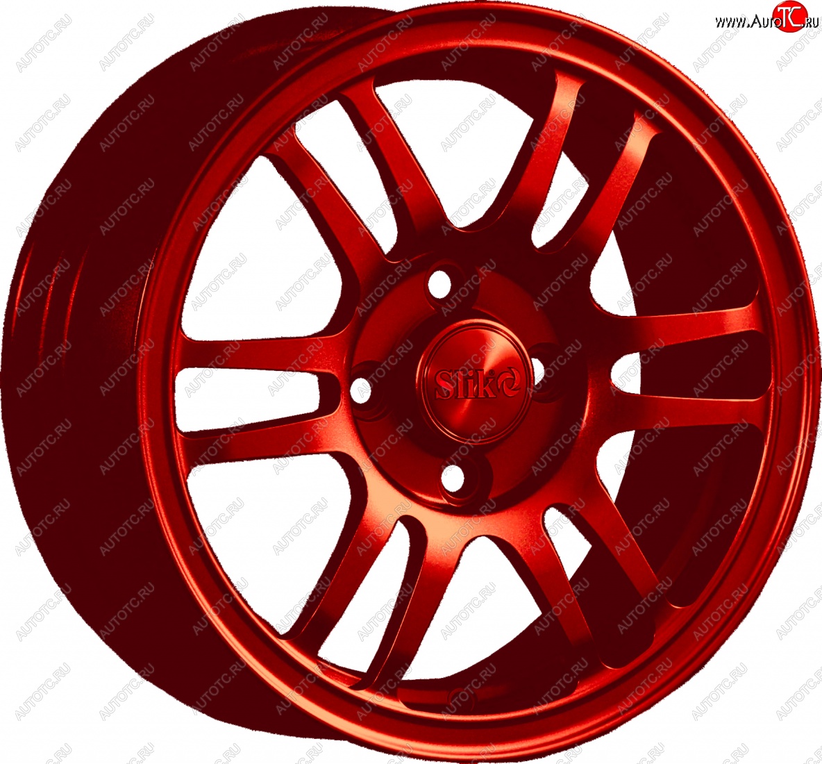 12 799 р. Кованый диск Slik Classic L1712 6.0x14   (Candy красный (Candy RED))  с доставкой в г. Майкоп