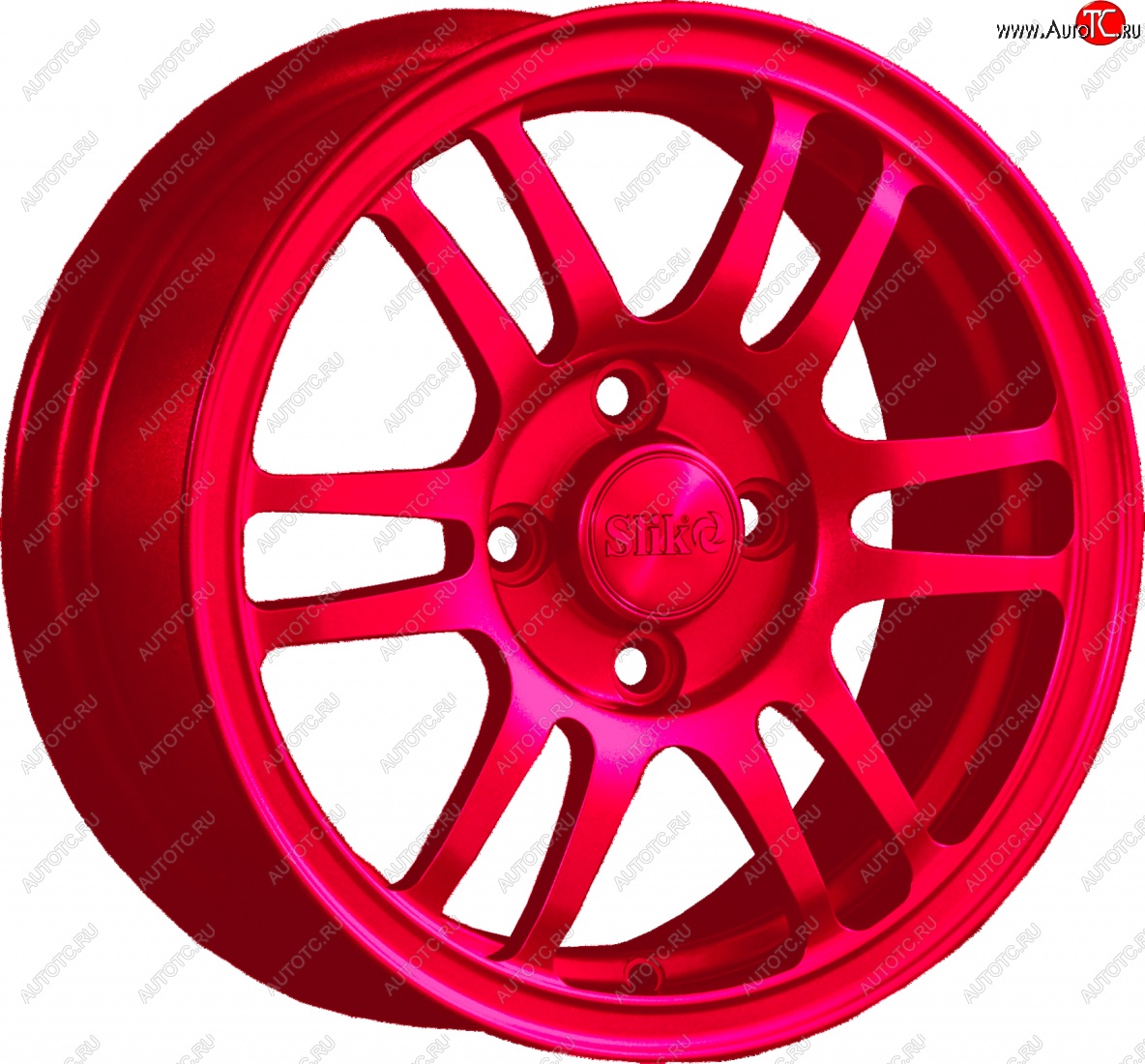 12 799 р. Кованый диск Slik Classic L1712 6.0x14   (Candy рубиновый (Candy RUBIN))  с доставкой в г. Майкоп