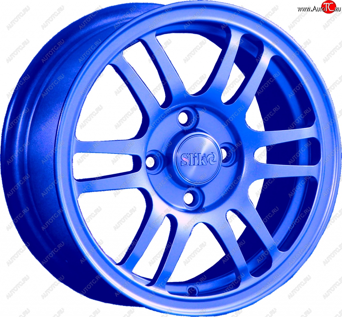 12 799 р. Кованый диск Slik Classic L1712 6.0x14   (Синий (BLUE))  с доставкой в г. Майкоп