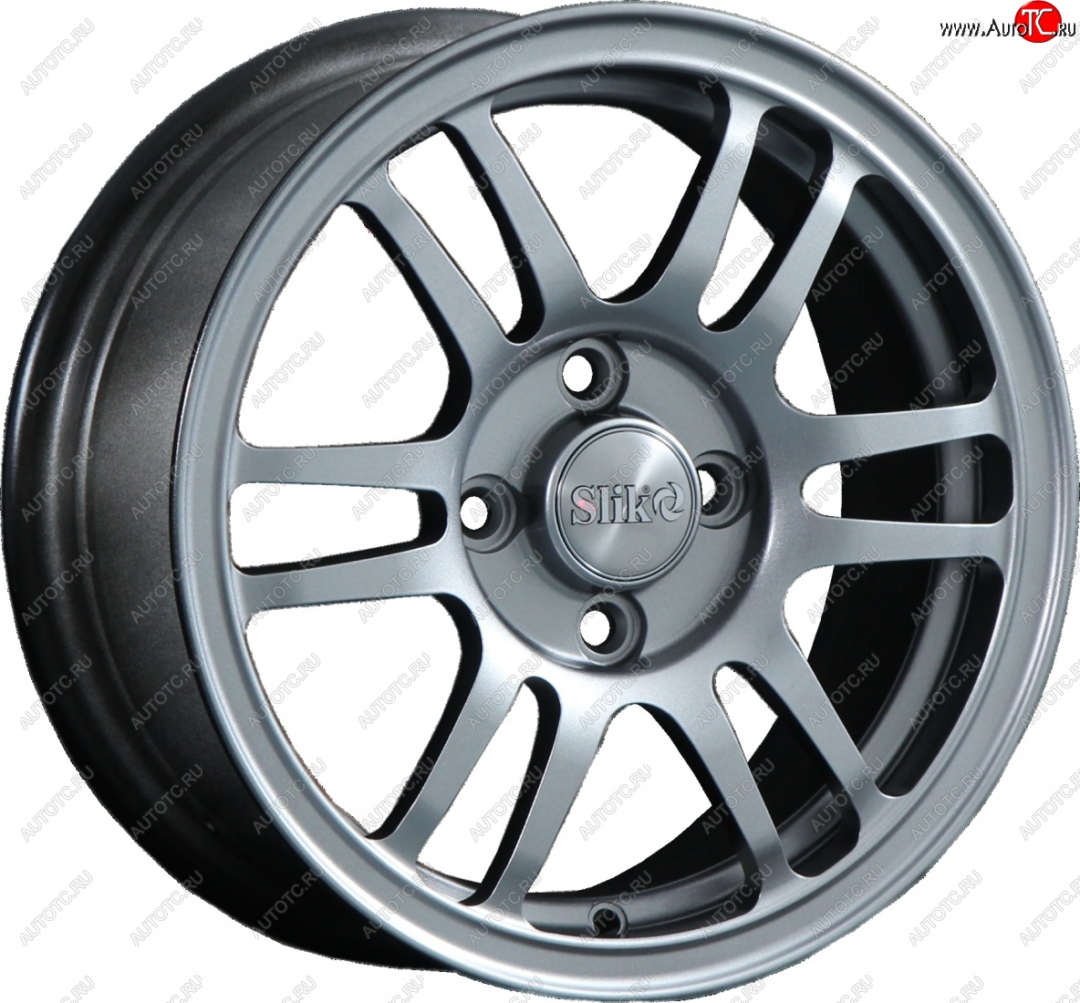 12 799 р. Кованый диск Slik Classic L1712 6.0x14   (Графит глянцевый (GM))  с доставкой в г. Майкоп