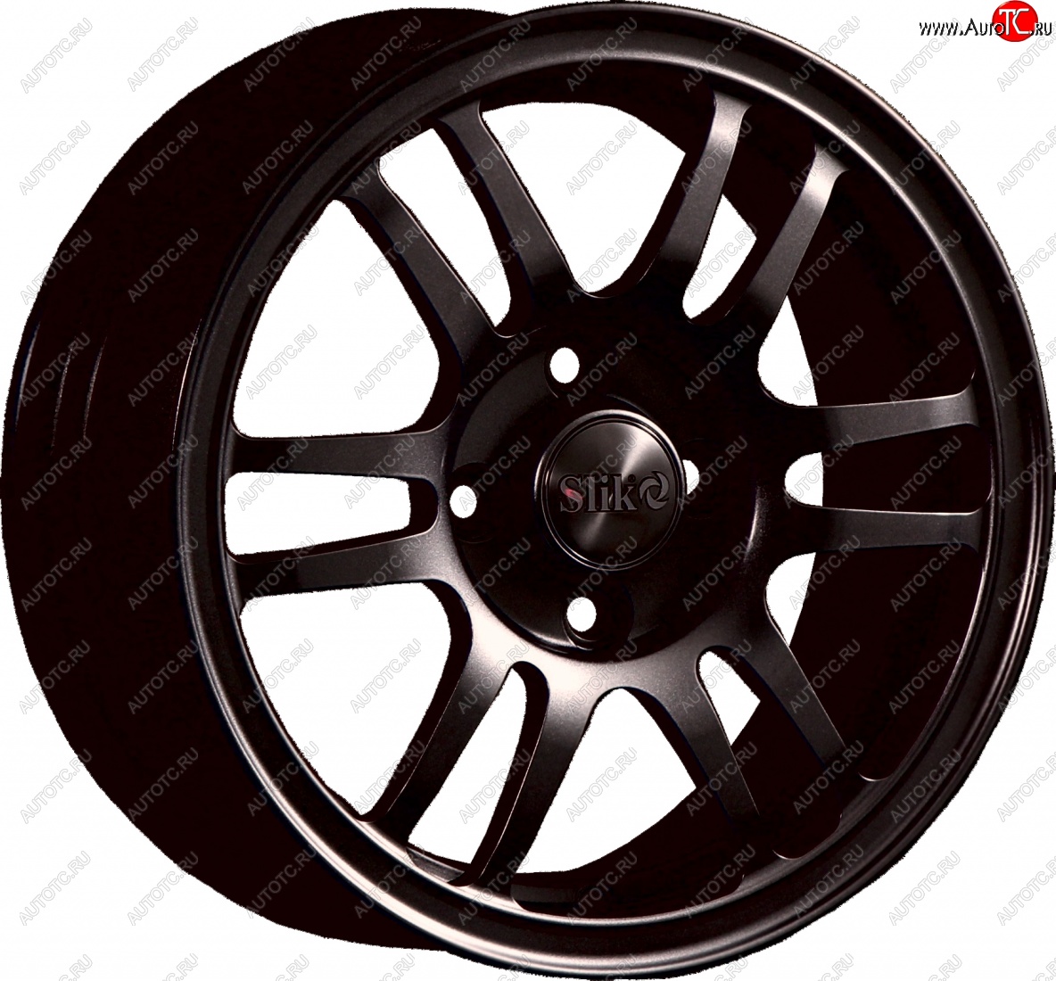 12 799 р. Кованый диск Slik Classic L1712 6.0x14   (Черный матовый (MB))  с доставкой в г. Майкоп