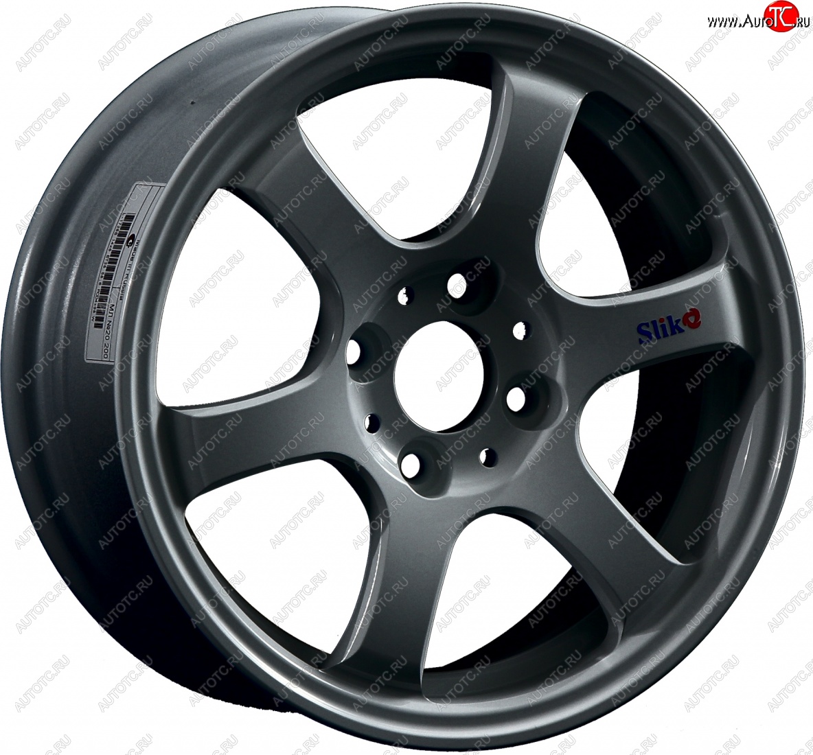 13 499 р. Кованый диск Slik Classic Sport L-1726S 6.0x14   (Графит глянцевый (GM))  с доставкой в г. Майкоп