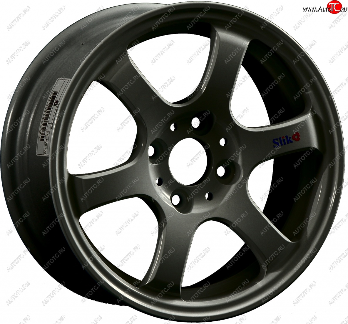 13 499 р. Кованый диск Slik Classic Sport L-1726S 6.0x14   (Темный хром (DC))  с доставкой в г. Майкоп