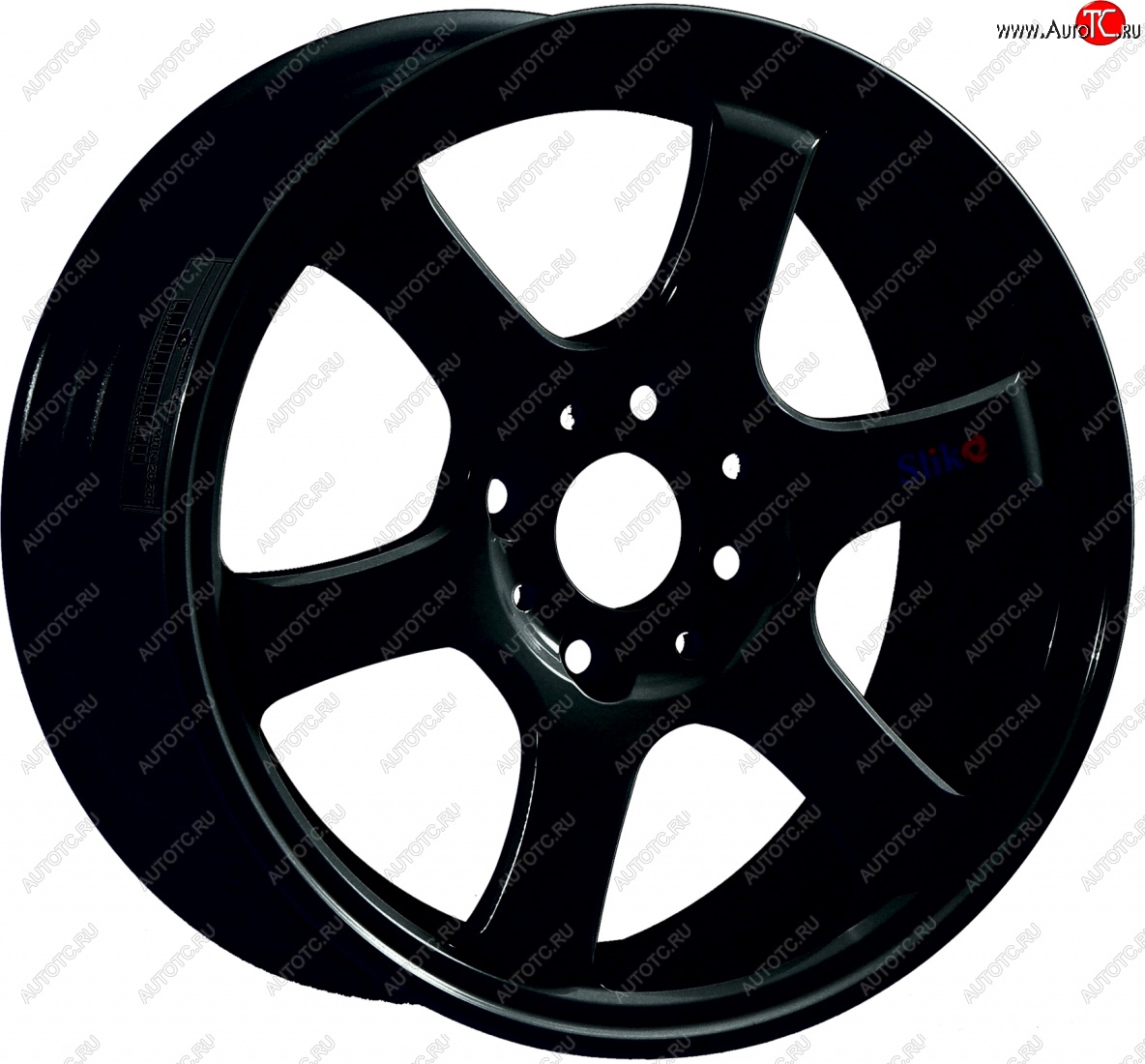 13 499 р. Кованый диск Slik Classic Sport L-1726S 6.0x14   (Черный глянцевый (BK))  с доставкой в г. Майкоп