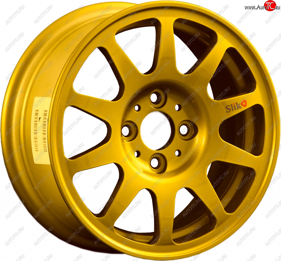 13 499 р. Кованый диск Slik Classic Sport L-1727S 6.0x14   (Ярко желтый RAL1021 (YELLOW))  с доставкой в г. Майкоп