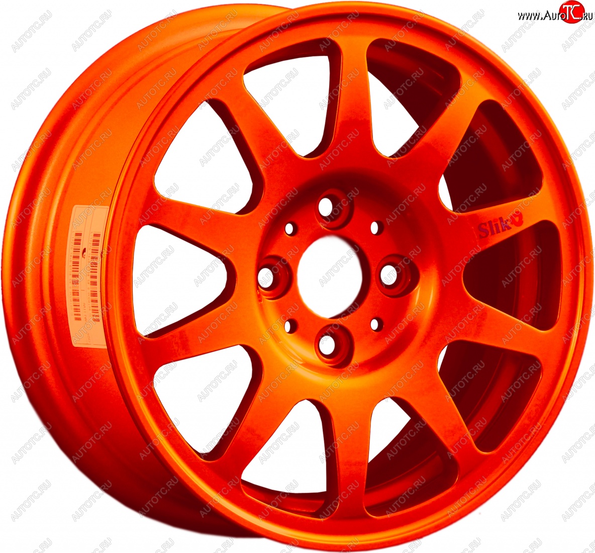13 499 р. Кованый диск Slik Classic Sport L-1727S 6.0x14   (Ярко оранжевый (ORANGE))  с доставкой в г. Майкоп
