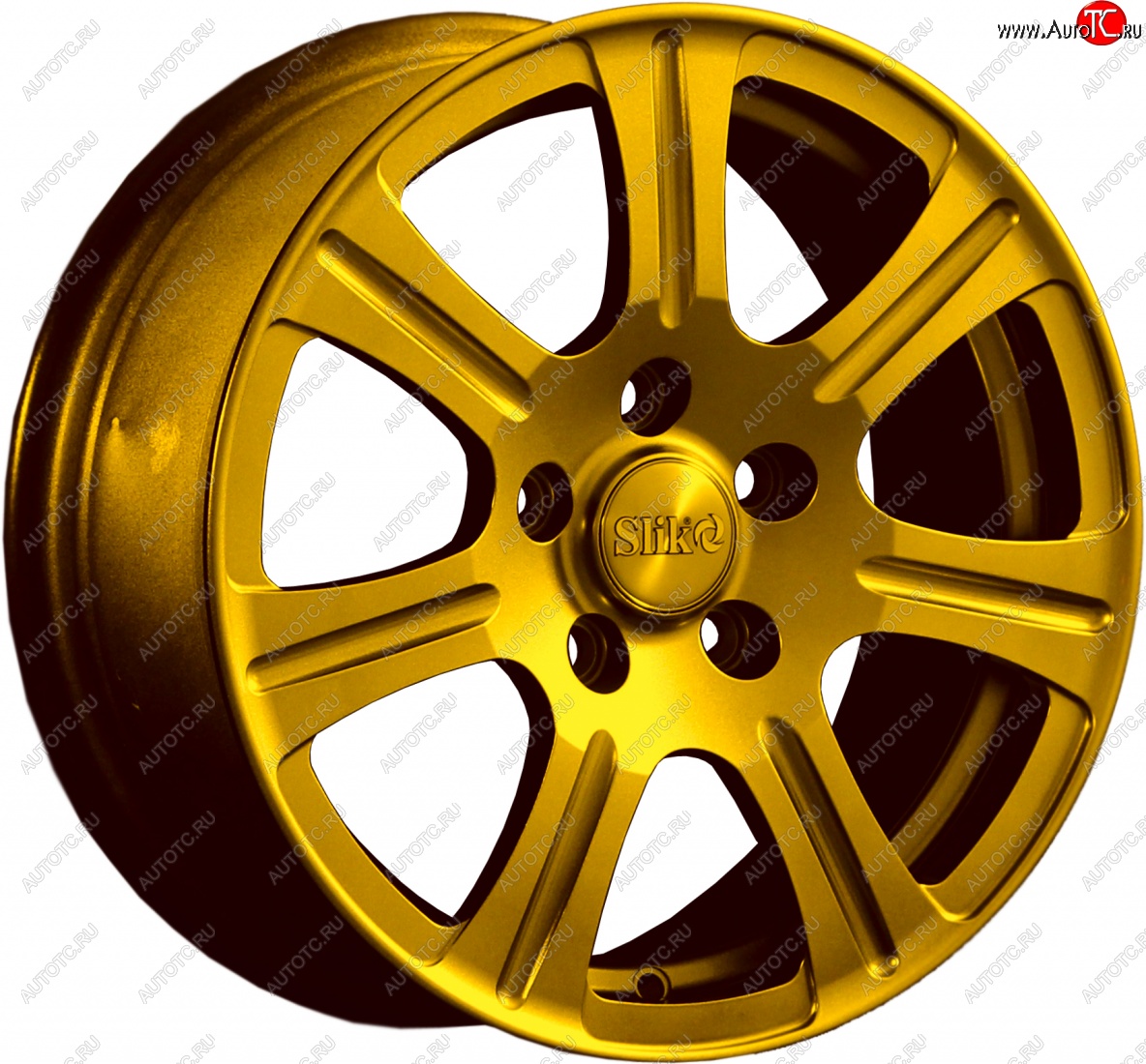 11 899 р. Кованый диск Slik Classic L-1815 6.5x15   (Ярко желтый RAL1021 (YELLOW))  с доставкой в г. Майкоп