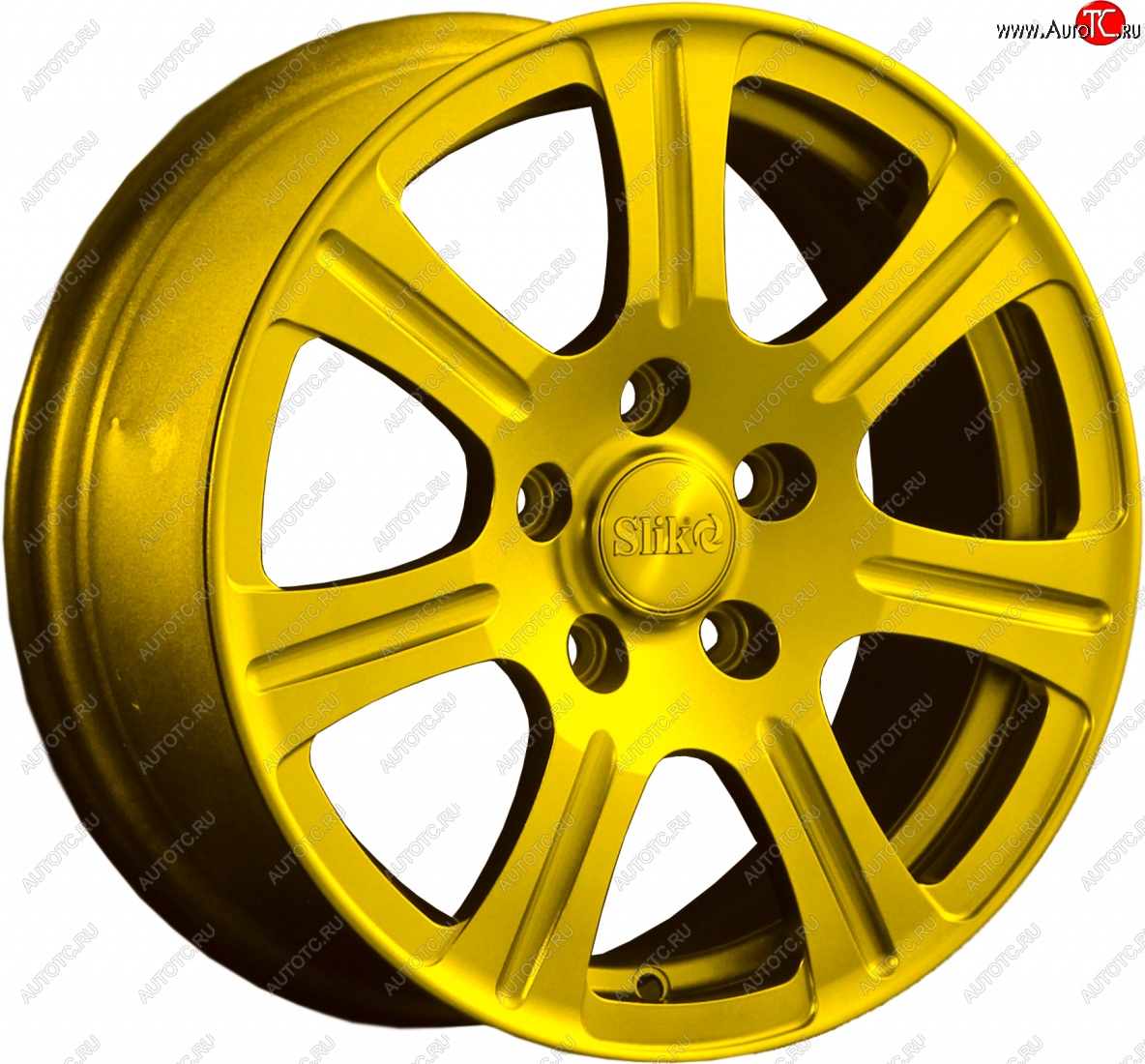 11 899 р. Кованый диск Slik Classic L-1815 6.5x15   (Candy ярко-желтый (Candy YELLOW))  с доставкой в г. Майкоп