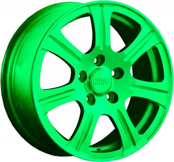 Кованый диск Slik Classic L-1815 6.5x15  (RAL 6038 ярко-зеленый (6038))
