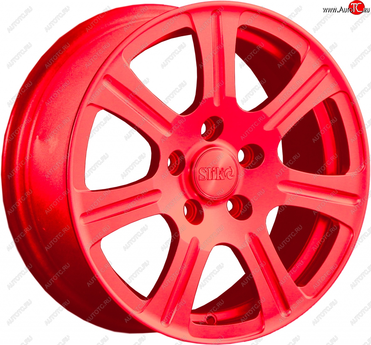 11 899 р. Кованый диск Slik Classic L-1815 6.5x15   (RAL 3026 ярко алый (3026))  с доставкой в г. Майкоп